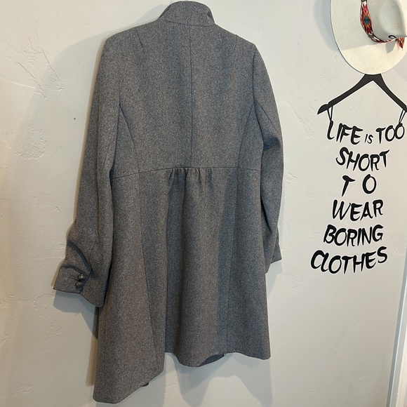 Well loved wool J. Crew long Coat - Picture 3 of 6